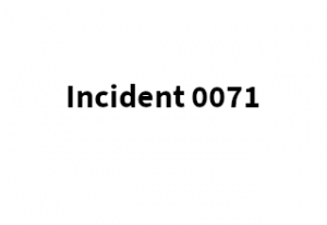 incident 0071
