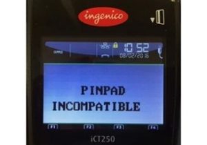 pinpad incompatible incident ingenico