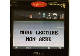mode lecture non geré incident ingenico